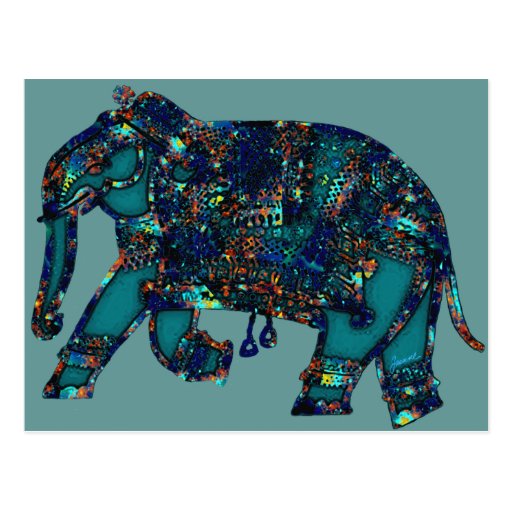 Onyx Elephant Post Card