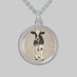 Onyx & Ivory Cow Necklace necklaces