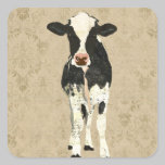 Onyx & Pearl Cow  Sticker stickers