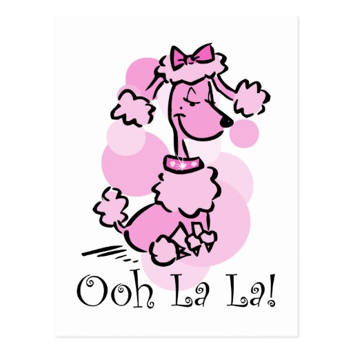 Ooh La La Poodle Postcards