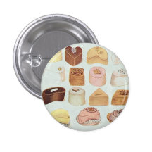Oohlala temptation Vintage Chocolate Paris Fashion Buttons