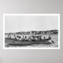 Oomiak Racers Nome, Alaska 1915 Poster