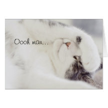 Oooh man... Kittycat card