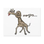 Oops... Giraffe Post Card