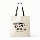 Oops I Pooped Funny Cow Tote Bag