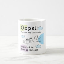 Oops! It's Twins Due in October Mug