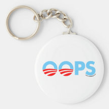 Oops Obama Mistake Key Chains