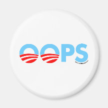 Oops Obama Mistake Refrigerator Magnet