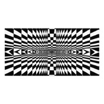 Op Art #217 Custom Photo Card