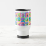 Op Art - Bichon Frise Coffee Mugs