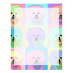 Op Art - Bichon Frise Letterhead Design