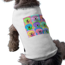 Op Art - Bichon Frise Pet Clothing
