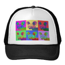 Op Art - Chinese Crested - Jasper Trucker Hats