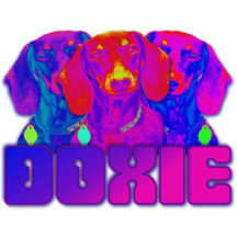 Op Art - Doxie Photo Cutouts