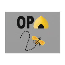 Opa To Be Postcard