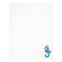 Opal Sea Horse Letterhead