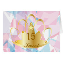 Opal Sweet Fifteen Tiara-Customize Card