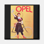 Opel - affiche vintage Art (1900) de bicyclette Magnets Pour Réfrigérateur