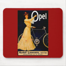 Opel Bicycles Vintage Advertisment Mousepad