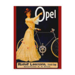 Opel Bicycles Vintage Advertisment Postcards