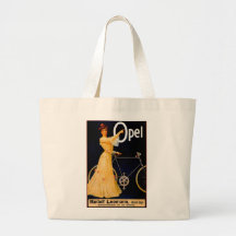 Opel Bicycles Vintage Advertisment Tote Bag