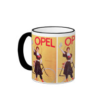 Opel - Vintage Bicycle Poster Art ( 1900 ) Mugs