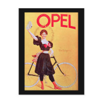 Opel - Vintage Bicycle Poster Art ( 1900 ) Post Cards