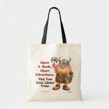 Open A Book. Open Adventure. Canvas Bag