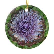 Open Artichoke Flower. Purple. Christmas Ornaments