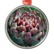 Open Artichoke Plant. Christmas Ornaments