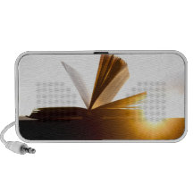 Open Book and Sunset Photography Mp3 Speaker