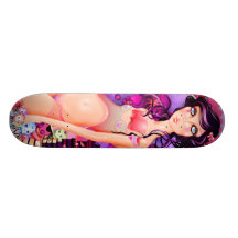 Open Book Girl Skate Deck