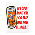 Open Can Of Whoop Ass Has Your Name Post Cards