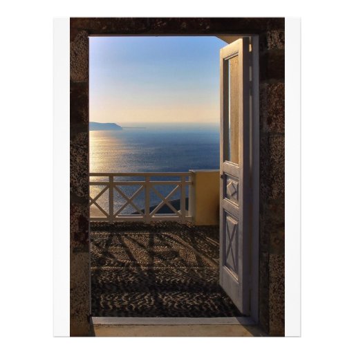 Open door letterhead