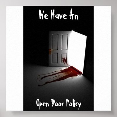 Open Door Policy by billbob77 Just an added touch to any office with a 