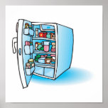 open fridge posters