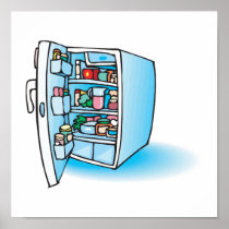 open fridge posters