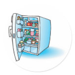 open fridge round stickers