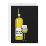 open house announcement : halftone wine invitations