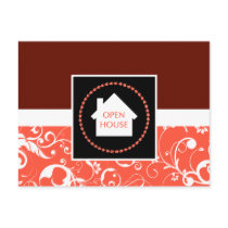 open house : professional damask post cards