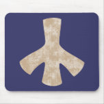 Open Peace Sign Mouse Pad