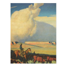 Open Range by Maynard Dixon Post Cards