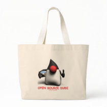 Open Source Dude (Software Developer Duke) Bags