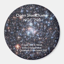 Open Star Cluster NGC 290 Refrigerator Magnet