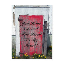 Open The Door To My Heart Postcards