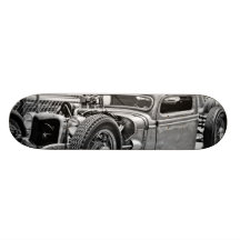 Open Wheel Hot Rod/Rat Rod 5 Deck Skate Board