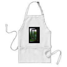Open wide apron