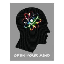 OPEN YOUR MIND - Greetings Postcard