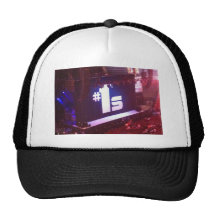 opening curtain to #1's tour hats