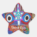 Opening of Solar Plexus - Third Eye Meditation Stickers